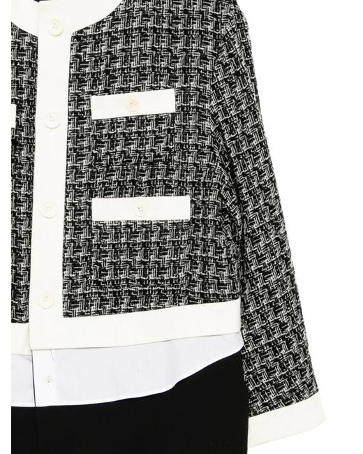 Undercover Black Tweed Coat