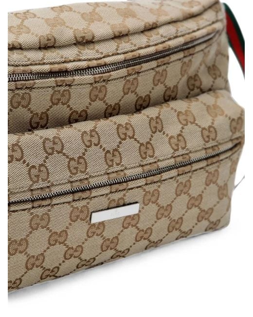 Gucci Gray Medium Tag Gg Supreme Messenger Bag for men