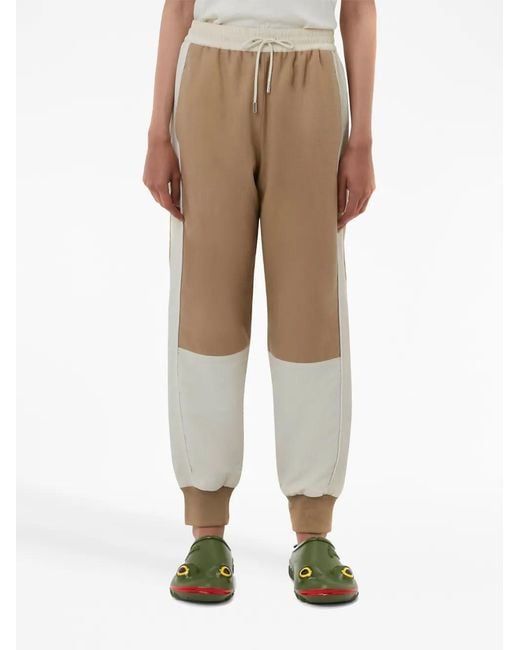 J.W. Anderson Natural Panelled Drawstring Track Pants
