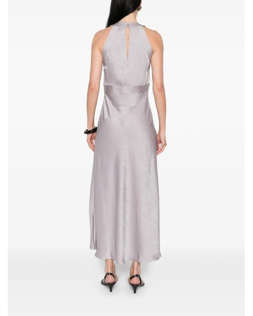 Boss White Halterneck Midi Dress