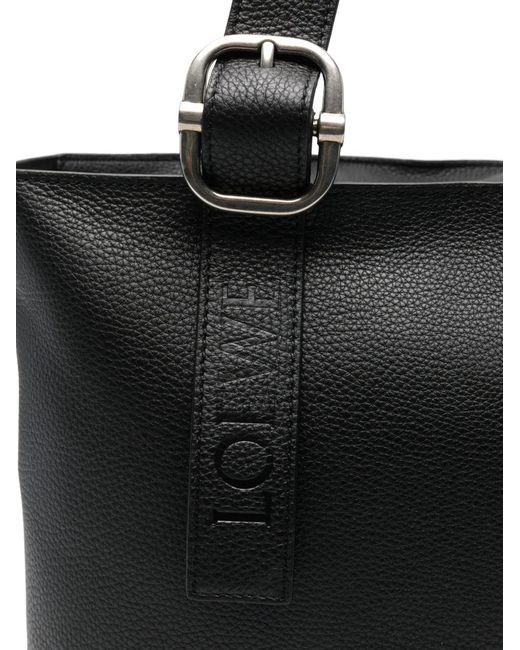 Loewe Black Loop Buckle-Detail Tote Bag for men
