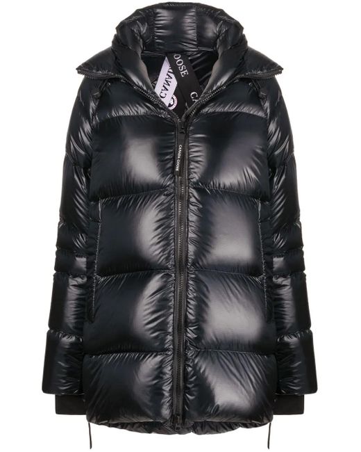 Canada Goose Donsjack Met Logopatch in het Black
