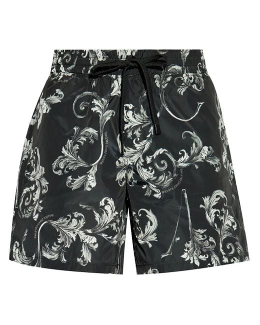 Bermudas Barocco Versace Jeans Couture de hombre de color Black