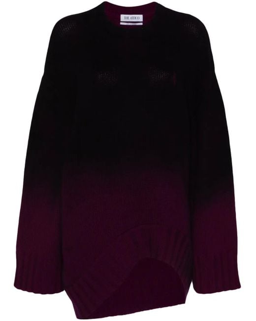 The Attico Purple Long Sweater