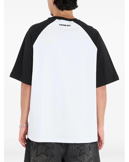 A Bathing Ape White Relaxed-Fit T-Shirt for men