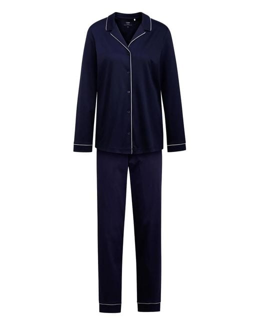 Calida Blue Button-Up Pyjamas