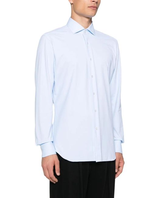 Xacus White Button-Down Shirt for men