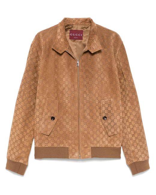 メンズ Gucci インターロッキングg ジャケット Brown