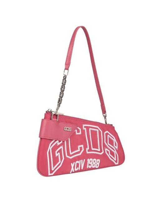 Gcds Red Comma Notte Shoulder Bag