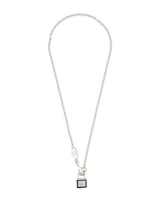 Vivienne westwood padlock best sale necklace