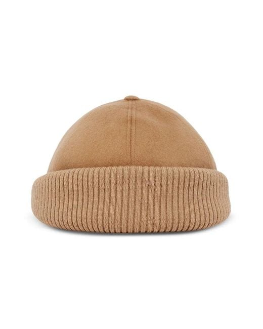 Burberry Natural Tb Monogram-Embroidered Reconstructed Cap for men