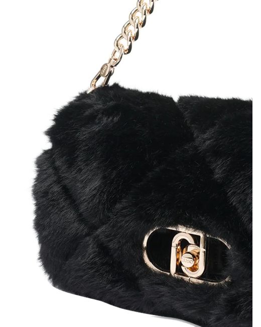 Bolso de hombro pequeño acolchado Liu Jo de color Black