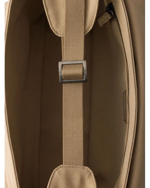 Prada Brown Canvas Messenger Bag for men