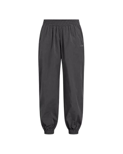 Guess Gray Logo-Print Track Pants