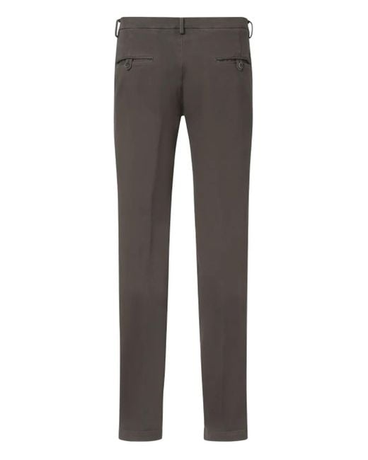 Mason's Gray Button Pocket Trousers for men