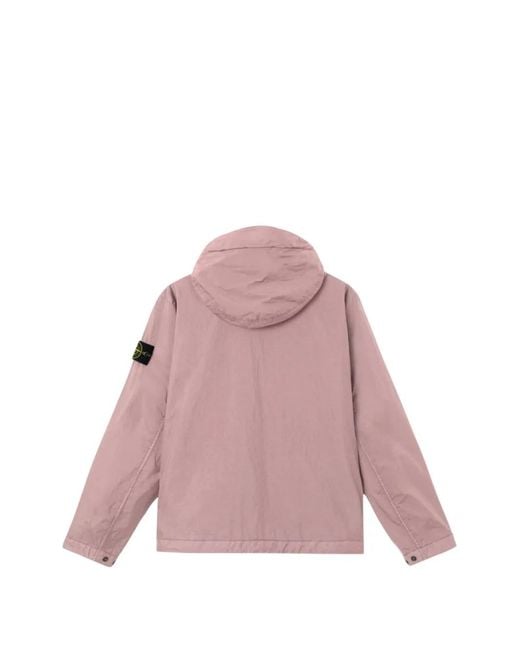 Stone Island Pink Light Jackets for men