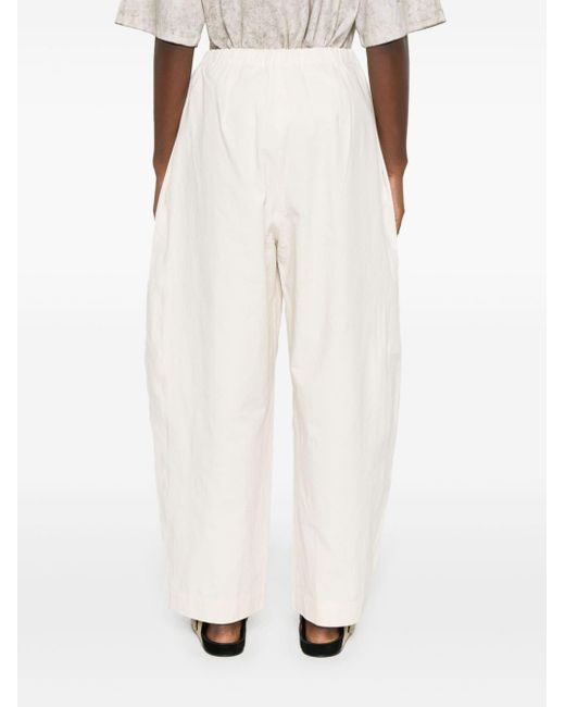 Pantalones ajustados New Structure Lauren Manoogian de color White