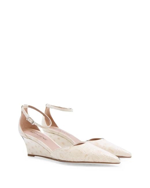 Notabene White Elsa Pumps