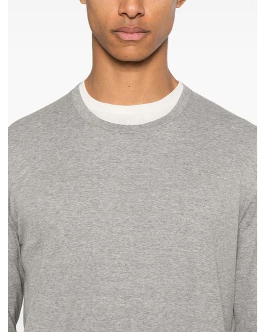 Jil Sander White Cotton T-Shirt for men