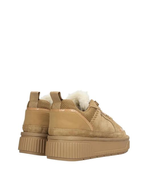 Mexx Natural Fluffy Platform Sneakers