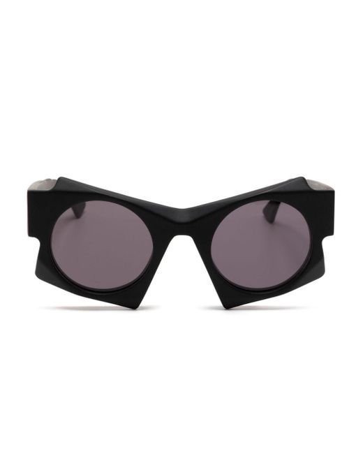 Kuboraum Black U5 Geometric-frame Sunglasses