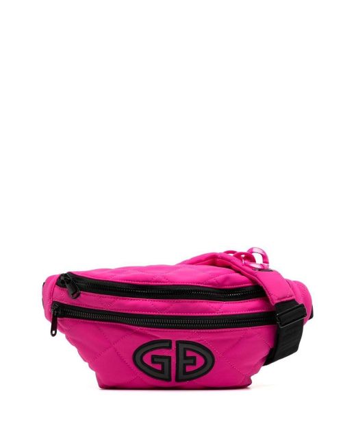 Goldbergh Pink Logo-patch Belt Bag