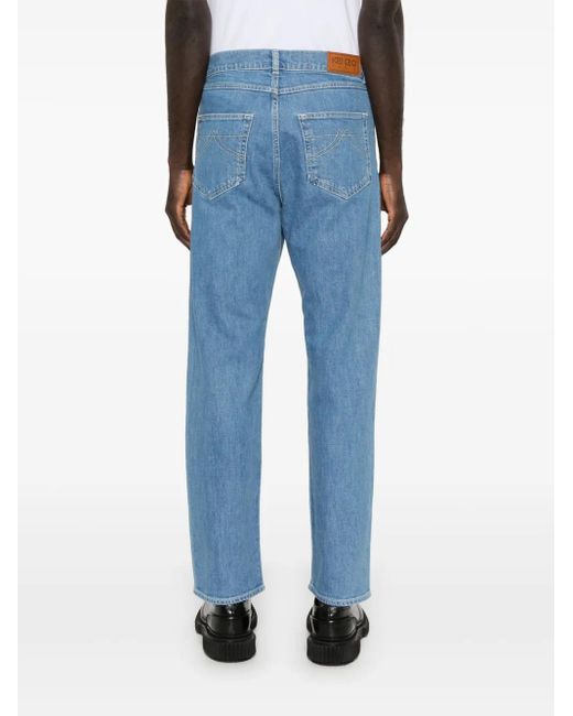 KENZO Blue Asagao Jeans for men