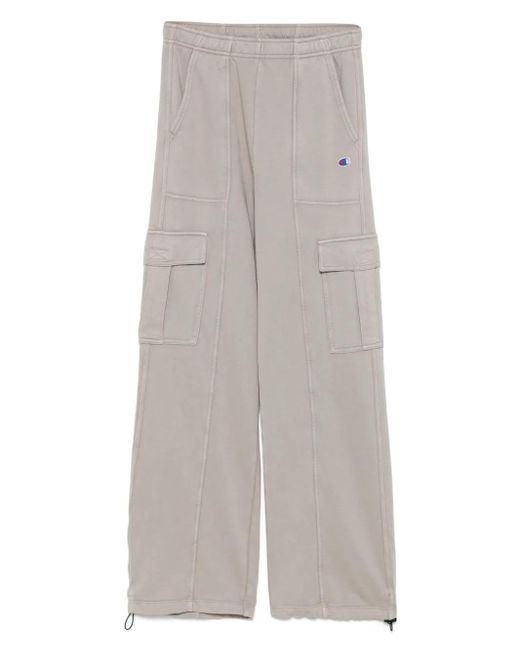 Champion Cargo Broek Met Logo-Applicatie in het Gray