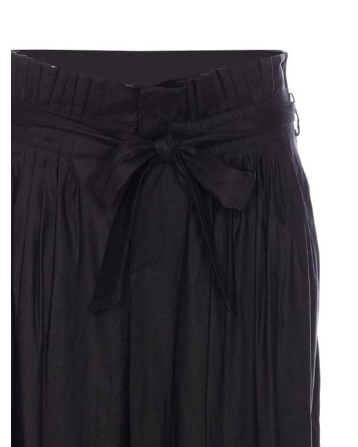 ELEH Blue High-Waisted Trousers