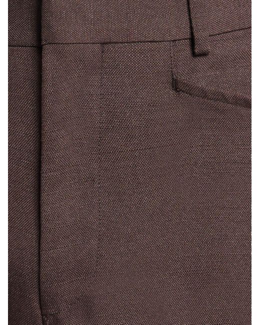 Pantaloni sartoriali dritti di Tom Ford in Brown da Uomo