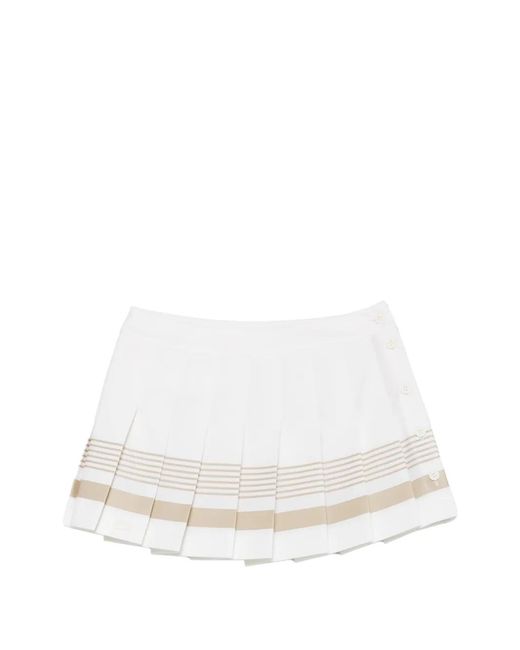 Lacoste Nina Mini-Rok in het White