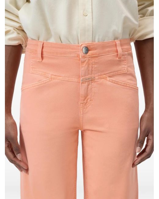 Closed Pink Stover-X Flap Jeans
