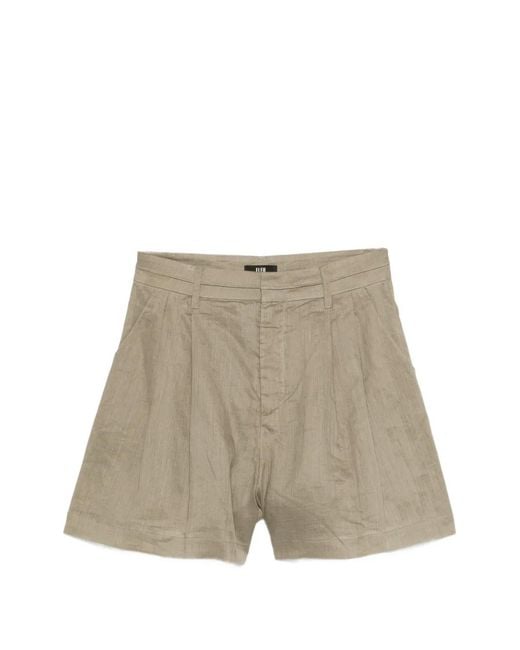 ELEH Natural Pleated Shorts