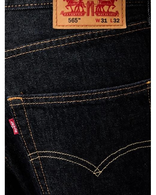 Levi's Black Jean 565 À Patch Logo for men