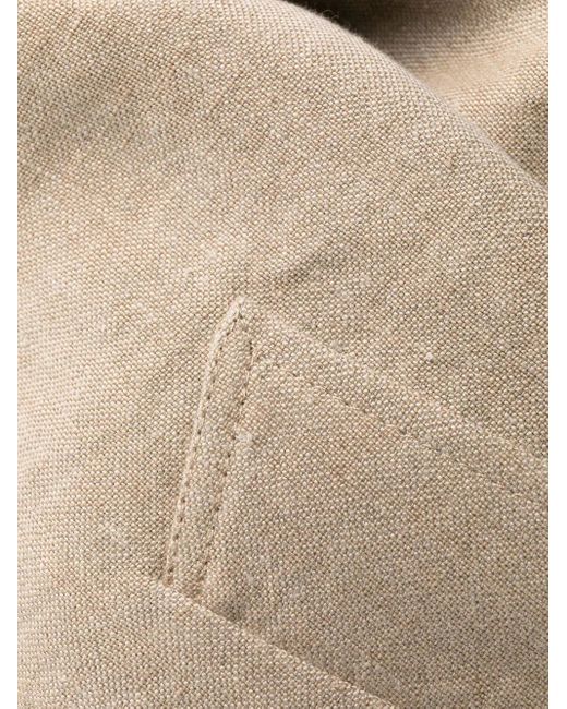 Maison Margiela Natural Reversible Linen Coat