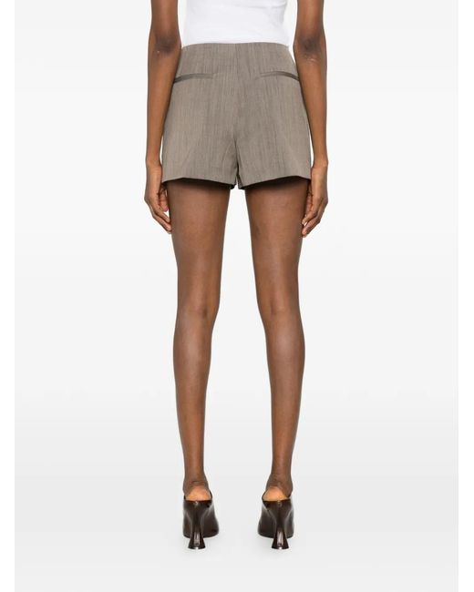 IRO Gestreepte Shorts in het Gray