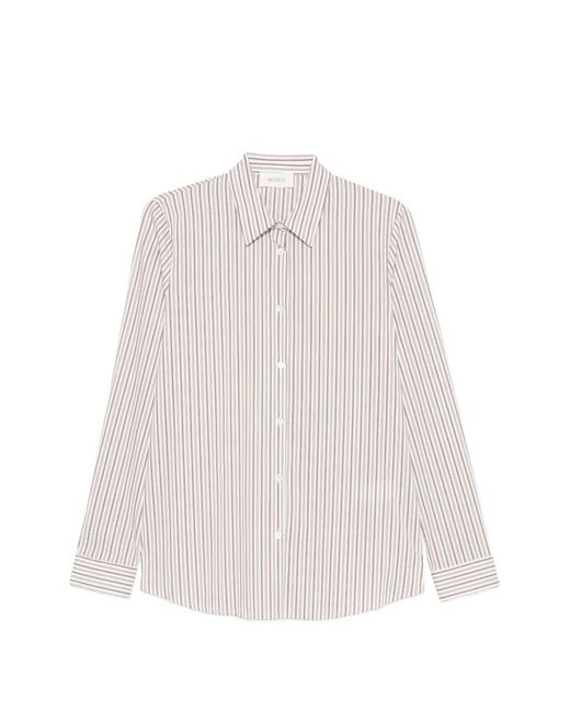 ViCOLO White Striped Shirt