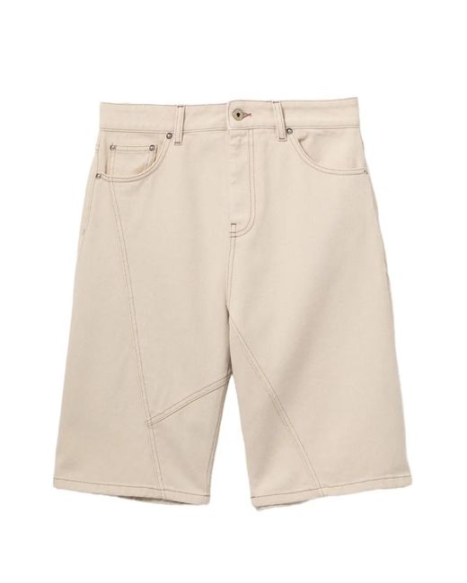 Halfboy White Denim Shorts