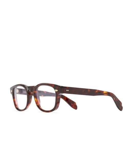Cutler & Gross Brown Tortoiseshell-Effect Glasses for men