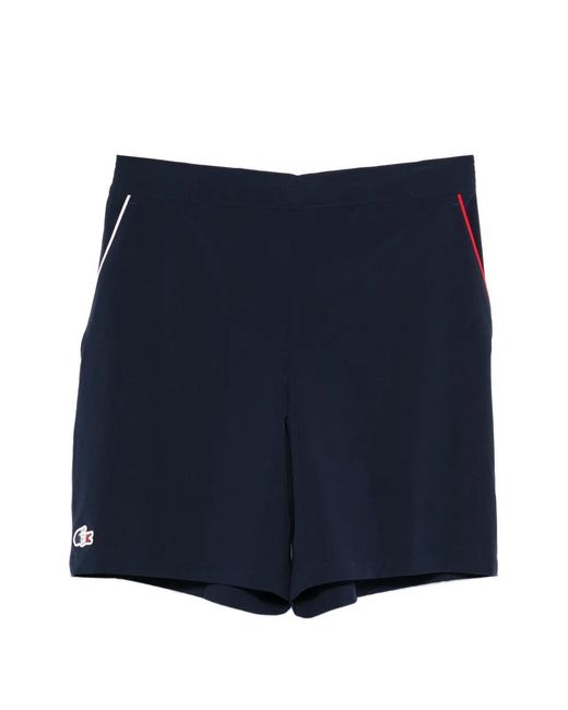 Lacoste Blue Logo-Detail Shorts for men