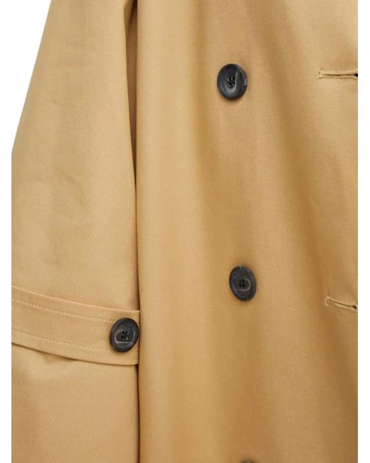 By Malene Birger Natural Button Belted Coat