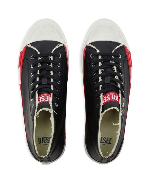 DIESEL Black S-D-Verse Mid Ii Sneakers for men