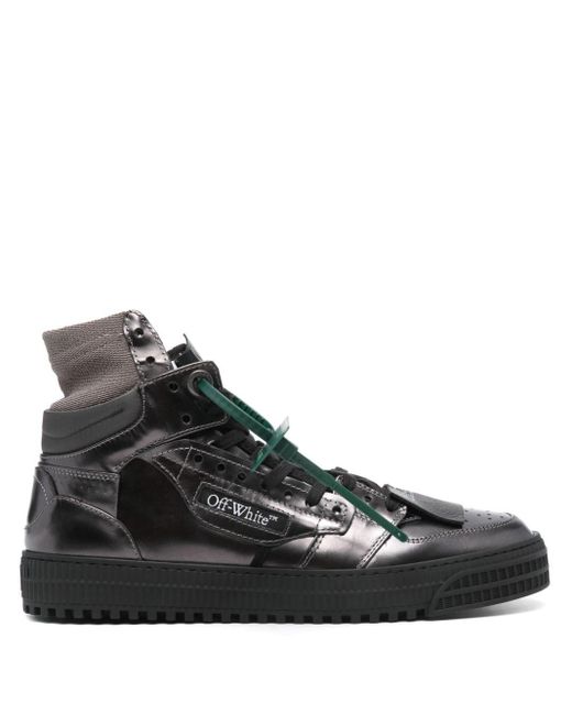 Off-White c/o Virgil Abloh Black Off-court 3.0 Leather Sneakers for men