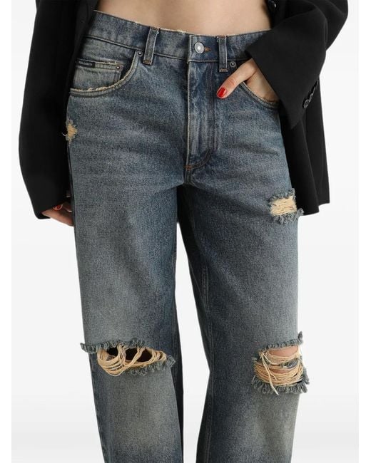 Dolce & Gabbana Blue 5-Pocket Denim Trousers