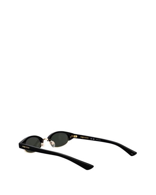 McQueen Black Cat Eye Sunglasses
