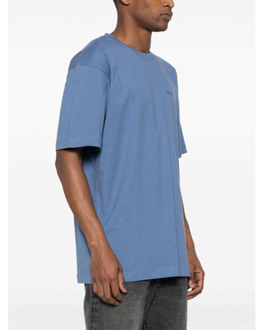 Boss T-Shirt mit grafischem Print in Blue für Herren