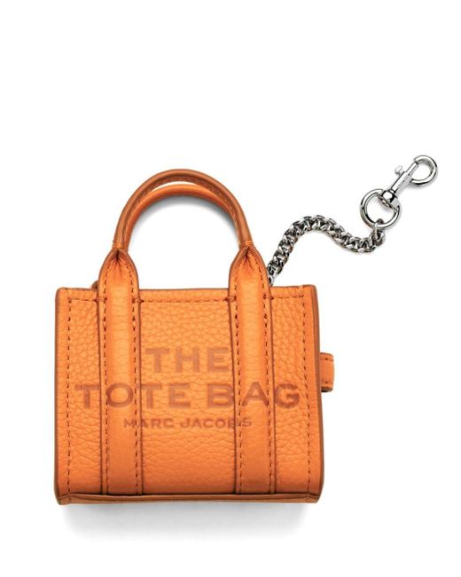 Marc Jacobs Orange Nano The Tote Taschenanhänger