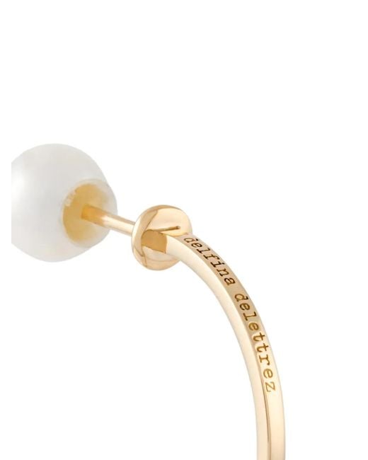 Delfina Delettrez White 'Trillion' Diamond Earring
