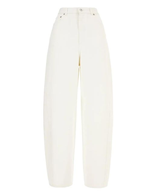 Jean À Coupe Ample Givenchy en coloris White