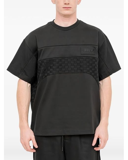 Juun.J Black Cotton T-Shirt for men